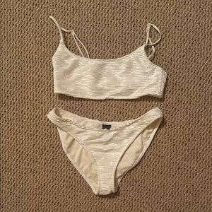 Triangl Swimwear Cream Bikini Set